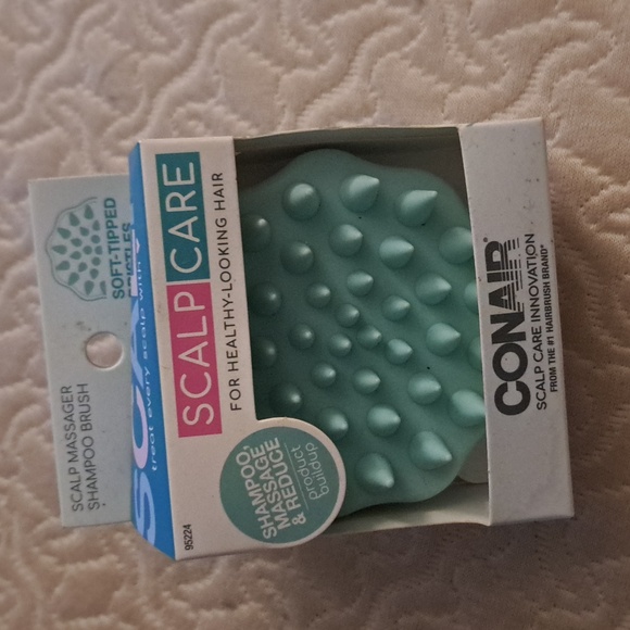 Conair Scalp Hair Massager Brush, Green New - Picture 2 of 6
